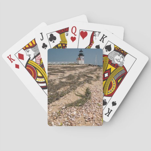 VS, Massachusetts, Nantucket. Schelp Pokerkaarten (Achterkant)