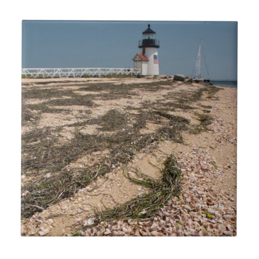 VS, Massachusetts, Nantucket. Schelp Tegeltje (Voorkant)
