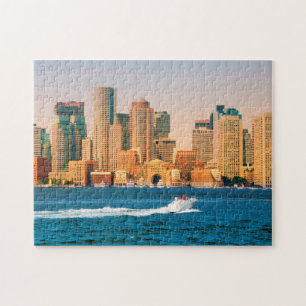 VS, Massachusetts. Panorama Boston Waterfront Legpuzzel
