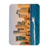 VS, Massachusetts. Panorama Boston Waterfront Magneet (Verticaal)