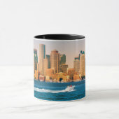 VS, Massachusetts. Panorama Boston Waterfront Mok (Midden)