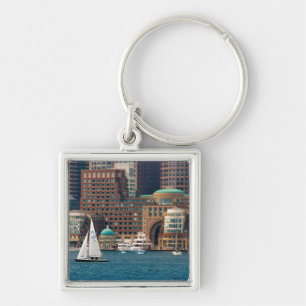 VS, Massachusetts. Waterfront skyline Boston 2 Sleutelhanger