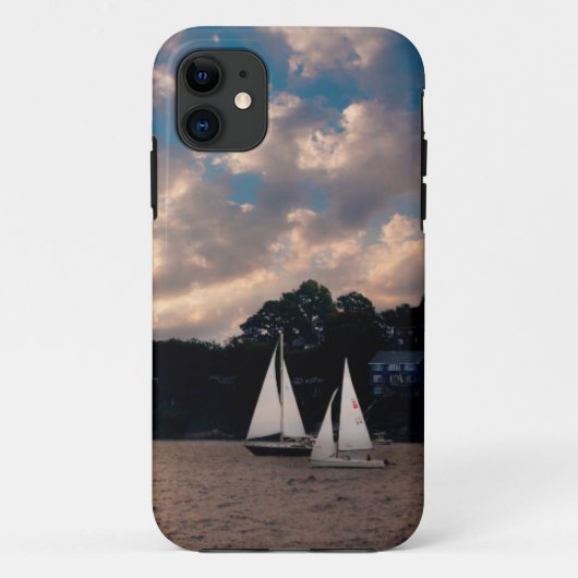 VS, Massachusetts. Zeiltocht bij zonsondergang Case-Mate iPhone Case (Achterkant)