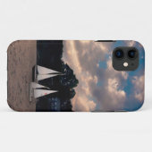 VS, Massachusetts. Zeiltocht bij zonsondergang Case-Mate iPhone Case (Achterkant (horizontaal))