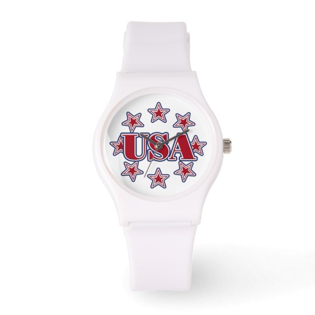VS met sterren Horloge (Voorkant)