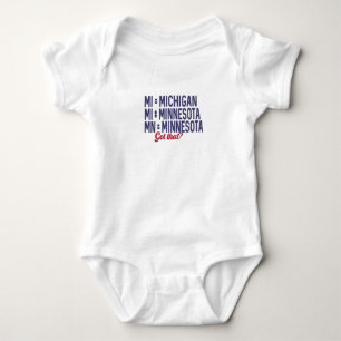 VS - MI = Michigan Not Minnesota Confusie Romper