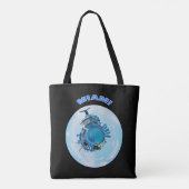 vs miami florida tote bag (Achterkant)