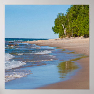 VS, Michigan. 12 Mile Beach Poster