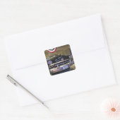VS, Michigan, Dearborn: The Henry Ford Museum, 2 Vierkante Sticker (Envelop)