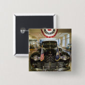 VS, Michigan, Dearborn: The Henry Ford Museum, Vierkante Button 5,1 Cm (Voorkant /achterkant)