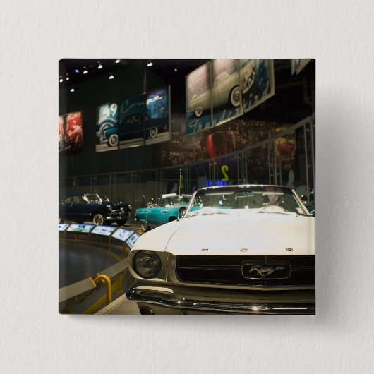 VS, Michigan, Detroit: Ford Rouge fabrieksrondleid Vierkante Button 5,1 Cm (Voorkant)
