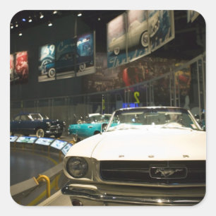 VS, Michigan, Detroit: Ford Rouge Factory Tour Vierkante Sticker