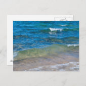 VS, Michigan. Duidelijke wateren van het superieur Briefkaart (Voorkant / Achterkant)