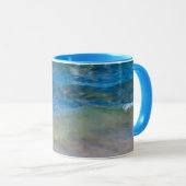 VS, Michigan. Duidelijke wateren van het superieur Mok (Voorkant rechts)