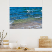 VS, Michigan. Duidelijke wateren van het superieur Poster (Keuken)