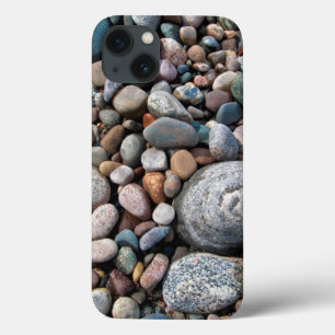 VS, Michigan. Gepolijste kiezels op de oever Case-Mate iPhone Case