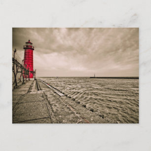 VS, Michigan, Grand Haven Lighthouse Briefkaart