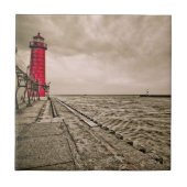 VS, Michigan, Grand Haven Lighthouse Tegeltje (Voorkant)