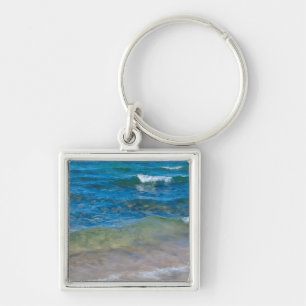 VS, Michigan. Helder water van het Lake Superior Sleutelhanger