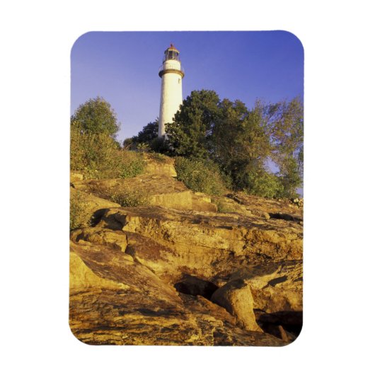 VS, Michigan, Lake Huron. Pointe Aux Barques Magneet (Verticaal)