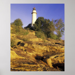 VS, Michigan, Lake Huron. Pointe Aux Barques Poster