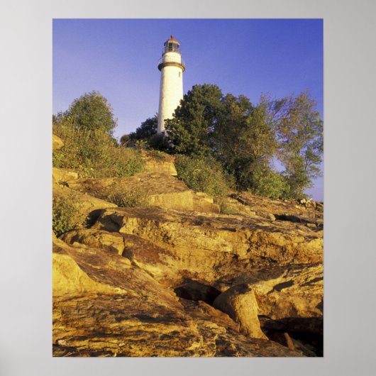 VS, Michigan, Lake Huron. Pointe Aux Barques Poster (Voorkant)