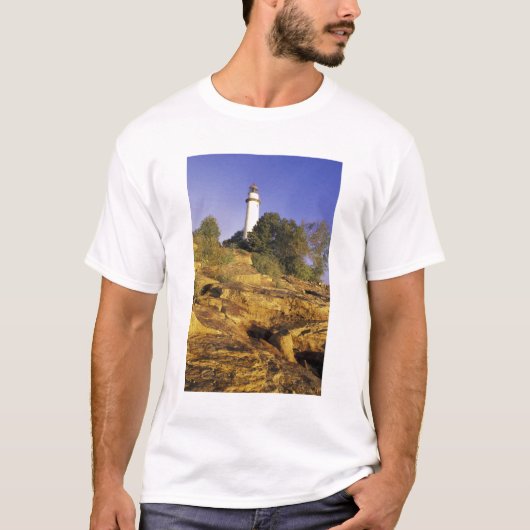VS, Michigan, Lake Huron. Pointe Aux Barques T-shirt (Voorkant)