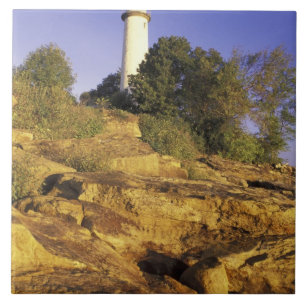 VS, Michigan, Lake Huron. Pointe Aux Barques Tegeltje