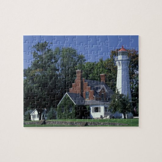 VS, Michigan, Lake Huron. Port Sanilac Legpuzzel (Horizontaal)