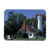 VS, Michigan, Lake Huron. Port Sanilac Magneet (Horizontaal)