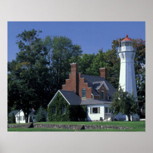 VS, Michigan, Lake Huron. Port Sanilac Poster