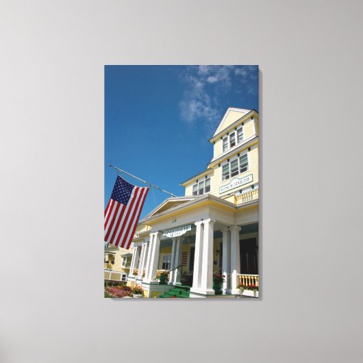 VS, Michigan, Mackinac Island Canvas Afdruk (Voorkant)