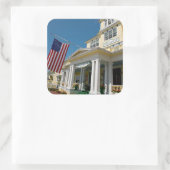 VS, Michigan, Mackinac Island Vierkante Sticker (Tas)