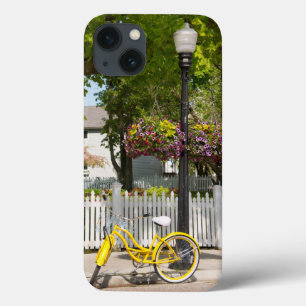 VS, Michigan, Mackinac Island. Yellow Bike Case-Mate iPhone Case