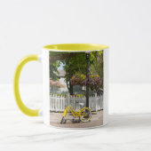 VS, Michigan, Mackinac Island. Yellow Bike Mok (Links)