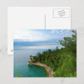 VS, Michigan. Miner's Castle Rotsformatie 3 Briefkaart (Voorkant / Achterkant)