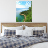 VS, Michigan. Miner's Castle Rotsformatie 3 Canvas Afdruk (Insitu (Slaapkamer))
