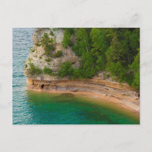 VS, Michigan. Miner's Castle Rotsformatie Briefkaart (Voorkant)