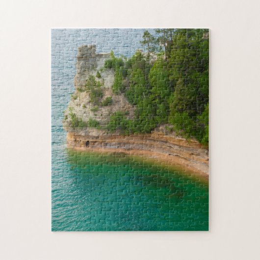 VS, Michigan. Miner's Castle Rotsformatie Legpuzzel (Verticaal)