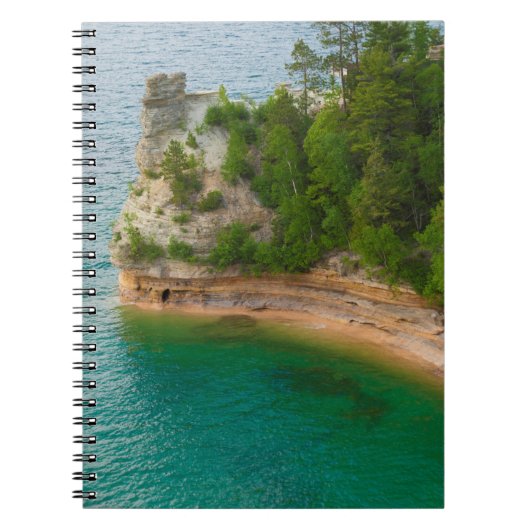 VS, Michigan. Miner's Castle Rotsformatie Notitieboek (Voorkant)