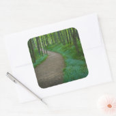 VS, Michigan. Miner's Falls Trail Vierkante Sticker (Envelop)