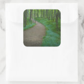 VS, Michigan. Miner's Falls Trail Vierkante Sticker (Tas)