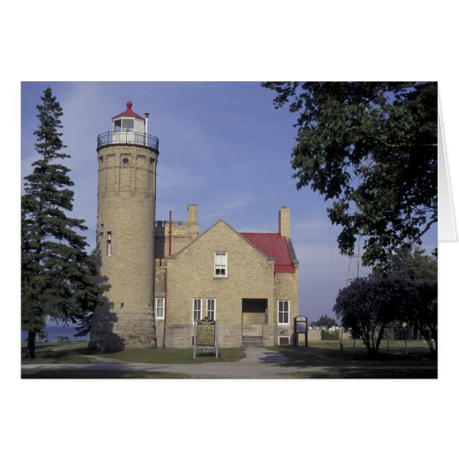 VS, Michigan Old Mackinac Point Lighthouse (Voorkant Horizontaal)