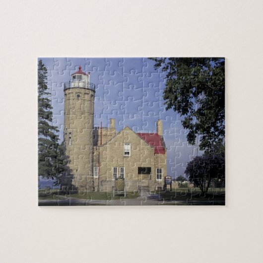 VS, Michigan Old Mackinac Point Lighthouse Legpuzzel (Horizontaal)