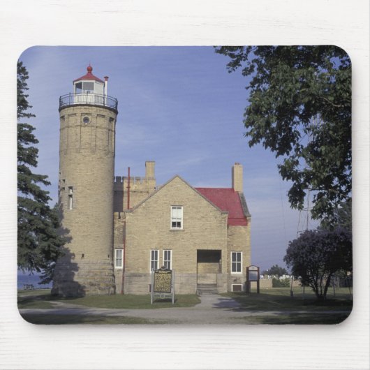 VS, Michigan Old Mackinac Point Lighthouse Muismat (Voorkant)