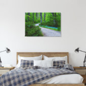 VS, Michigan. Pad Door Het Bos Canvas Afdruk (Insitu (Slaapkamer))