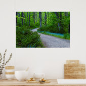 VS, Michigan. Pad Door Het Bos Poster (Keuken)