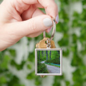 VS, Michigan. Pad Door Het Bos Sleutelhanger (Hand)