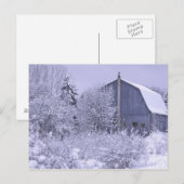 VS, Michigan, Rochester Hills. Sneeuwblauw Briefkaart (Voorkant / Achterkant)