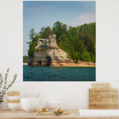 VS, Michigan. Steenvorming 2 bij het kasteel van M Poster (Keuken)